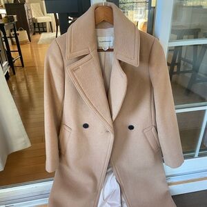 Club Monaco Camel Wool Coat